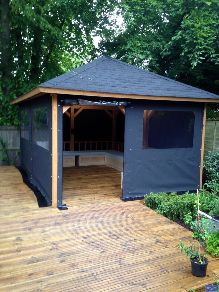 Garden Gazebo Panels, Square Design