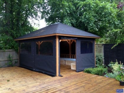 Garden Gazebo Panels, Square Design