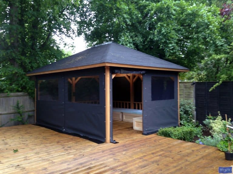Garden Gazebo Panels, Square Design