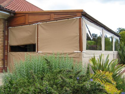 Garden patio awning