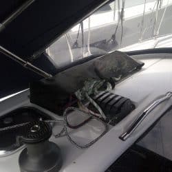 Dehler 38 Cabin top Halyard bags, in Mesh fabric_1