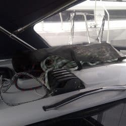 Dehler 38 Cabin top Halyard bags, in Mesh fabric_2