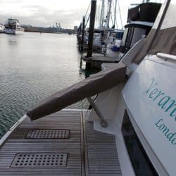 Prestige 550 Passerelle cover, Opacmare Transom gangway