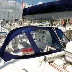 Bavaria 50 Cruiser, Tecsew design larger Sprayhood_1