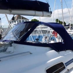Bavaria 50 Cruiser, Tecsew design larger Sprayhood_3