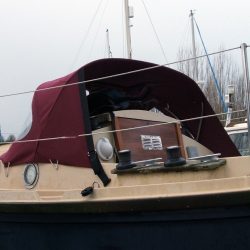 Cornish Crabber 24, Sprayhood recover_2