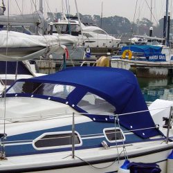 Dehler 25 Sprayhood recover, Pagan_3