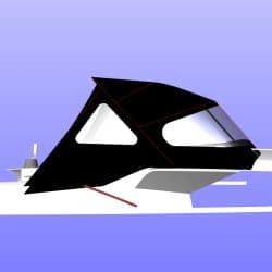 Dehler 42 Special design 3 bar Sprayhood_7