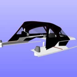 Dehler 42 Special design 3 bar Sprayhood_9