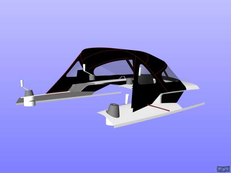 Dehler 42 Special design 3 bar Sprayhood_9