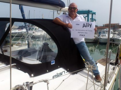 Elan 310 Sprayhood self fitted in Italy by one of our happy customers_6