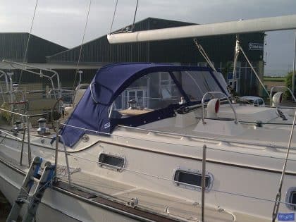 Island Packet 380 Sprayhood recover for CJ original_2