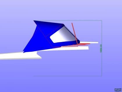 Jeanneau Sun Odyssey 349 Sprayhood higher design, approximate height from cockpit floor