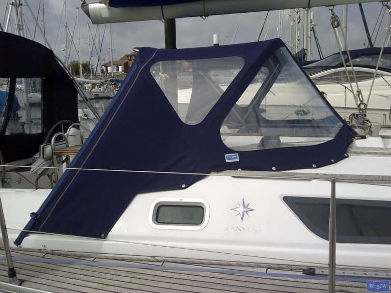 Jeanneau Sun Odyssey 40 Sprayhood with optional extra side windows_1