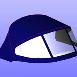 Legend 33 2014 model, Sprayhood_5