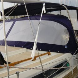 Moody 36cc pre 1979 Sprayhood, Justine Gabrielle_2