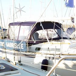 Moody 36cc Sprayhood, with optional bimini and Bimini Conversion_1