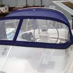Moody 42 Tecsew designed Sprayhood, Sugar Wing_1