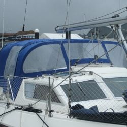 Southerly 115 series 1 Sprayhood, Sea Thyme_1