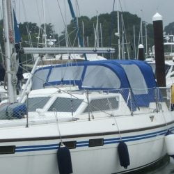 Southerly 115 series 1 Sprayhood, Sea Thyme_2