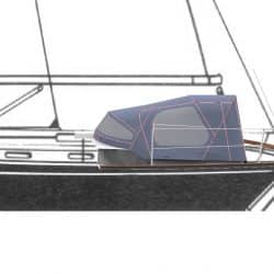 Twister Mk IIA Sprayhood shown with cockpit enclosure