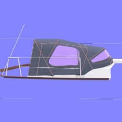 Approximate height from cockpit floor