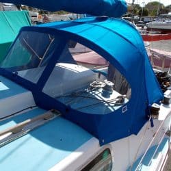 Westerly Berwick Tecsew design 3 bar Sprayhood_1