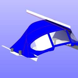 Westerly Berwick Tecsew design 3 bar Sprayhood_10