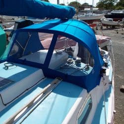 Westerly Berwick Tecsew design 3 bar Sprayhood_4