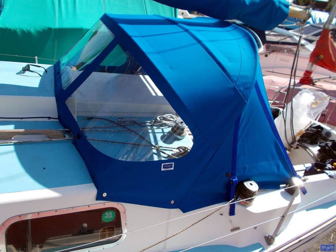 Westerly Berwick Tecsew design 3 bar Sprayhood_5