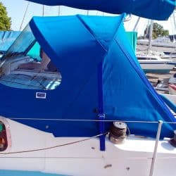 Westerly Berwick Tecsew design 3 bar Sprayhood_7