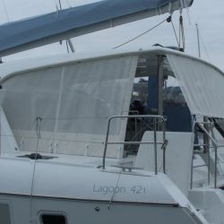 Lagoon 421 Sun shade panels_1