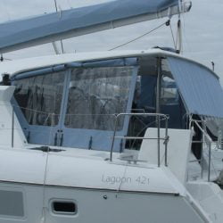 Lagoon 421 Sun shade panels_2