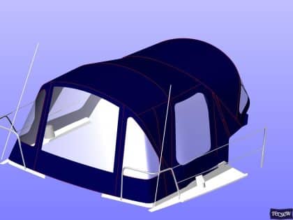 Jeanneau Sun Odyssey 30I Cockpit Enclosure to fit Tecsew standard Sprayhood