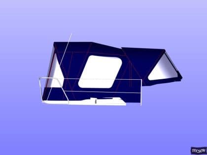 Jeanneau Sun Odyssey 30I Cockpit Enclosure to fit Tecsew standard Sprayhood