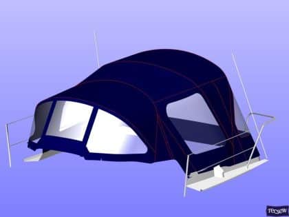 Jeanneau Sun Odyssey 30I Cockpit Enclosure to fit Tecsew standard Sprayhood
