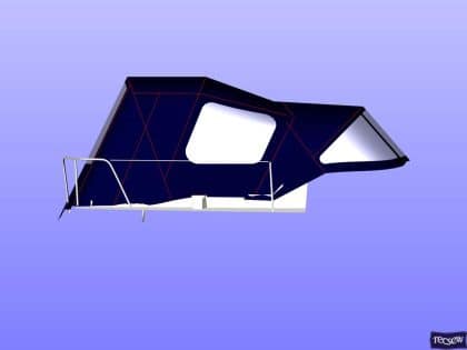 Jeanneau Sun Odyssey 39i Cockpit enclosure to fit Tecsew sprayhood