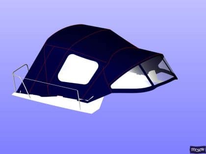 Jeanneau Sun Odyssey 39i Cockpit enclosure to fit Tecsew sprayhood