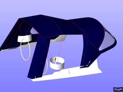 Jeanneau Sun Odyssey 39i Cockpit enclosure to fit Tecsew sprayhood