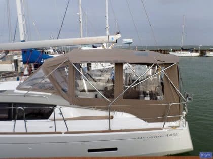 jeanneau sun odyssey 44ds bimini conversion 1