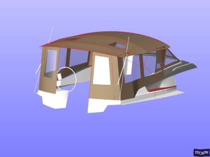 jeanneau sun odyssey 44ds bimini conversion 11
