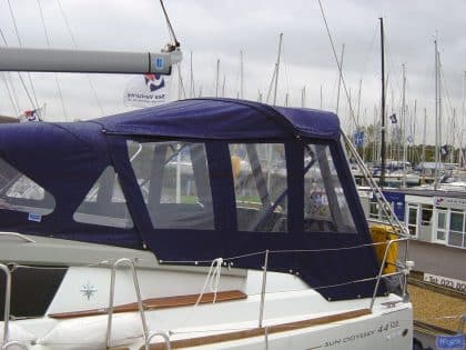 jeanneau sun odyssey 44ds bimini conversion 2