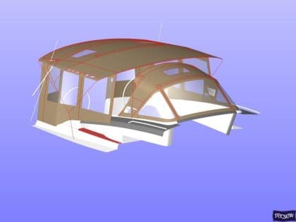 jeanneau sun odyssey 44ds bimini conversion 9