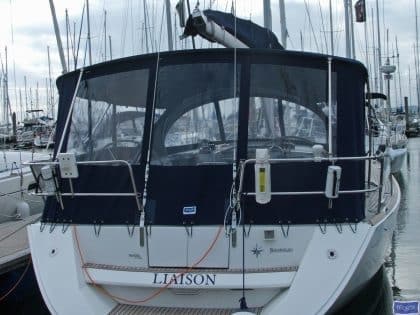jeanneau sun odyssey 49 bimini conversion to factory supplied bimini 2