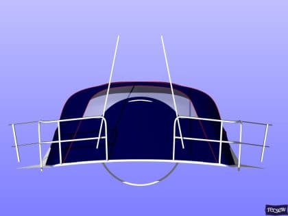 maxi 1100 cockpit enclosure with redesigned sprayhood recover ref 5497 8