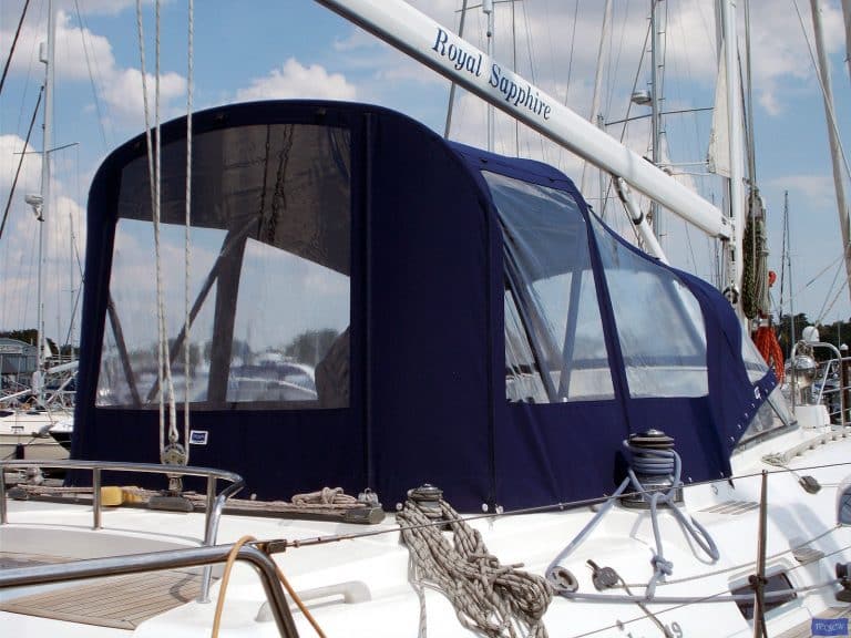 moody 49 cockpit enclosure 2