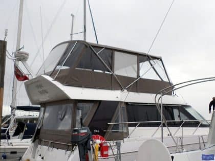 sealine f46 tecsew flybridge bimini and bimini conversion ref 5373 1
