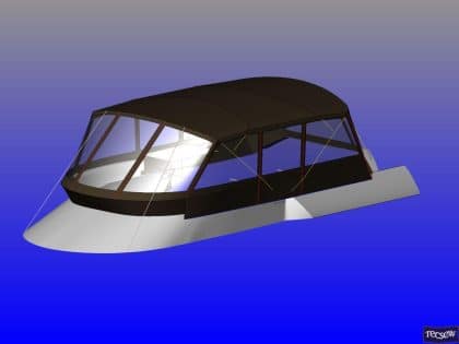 sealine f46 tecsew flybridge bimini and bimini conversion ref 5373 8