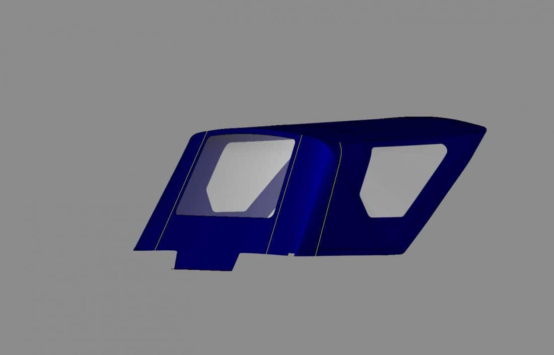 Colvic 29 Cockpit Enclosure, 3D CAD