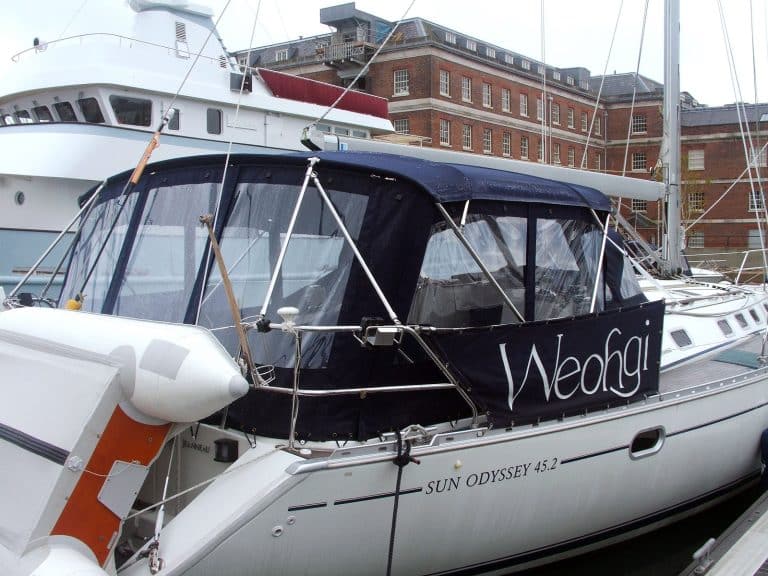 Jeanneau Sun Odyssey 45.2 Bimini Conversion